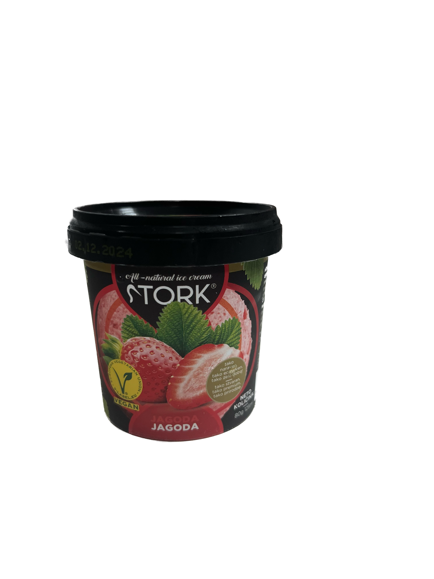 Sladoled Stork Jagoda 125ml