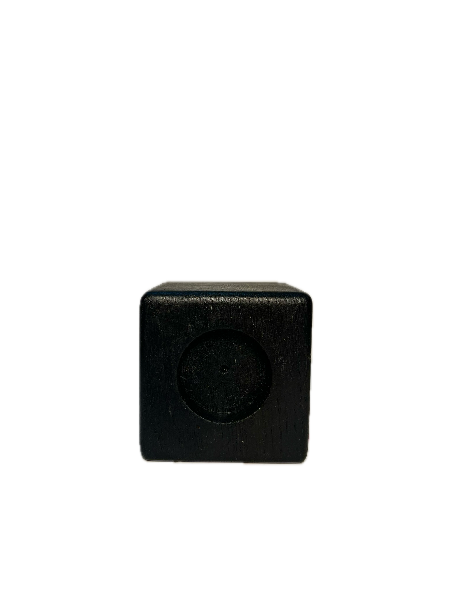 candlestick wooden cube, 1 port