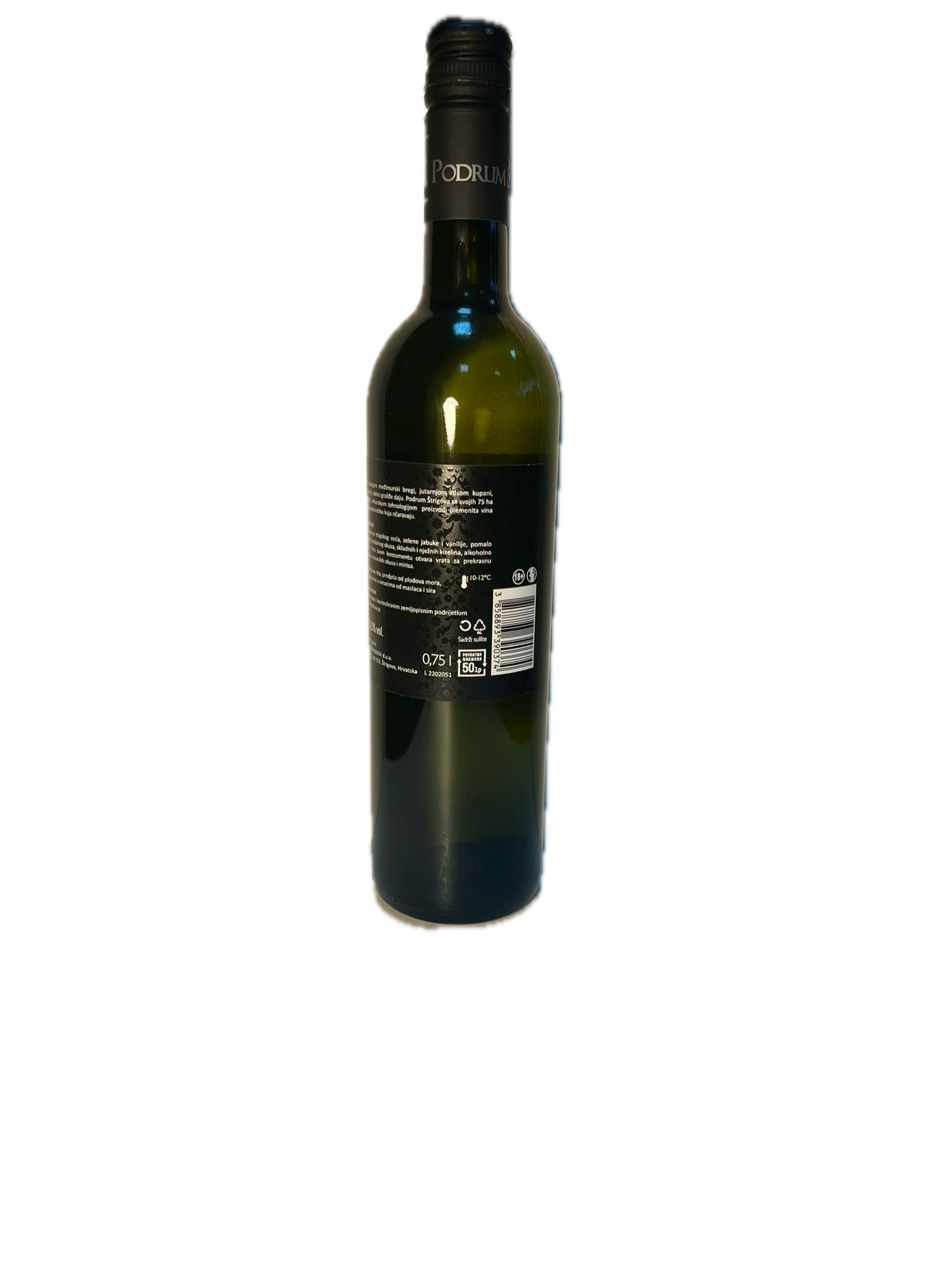 shardonay 0,75l .štrig. podrum