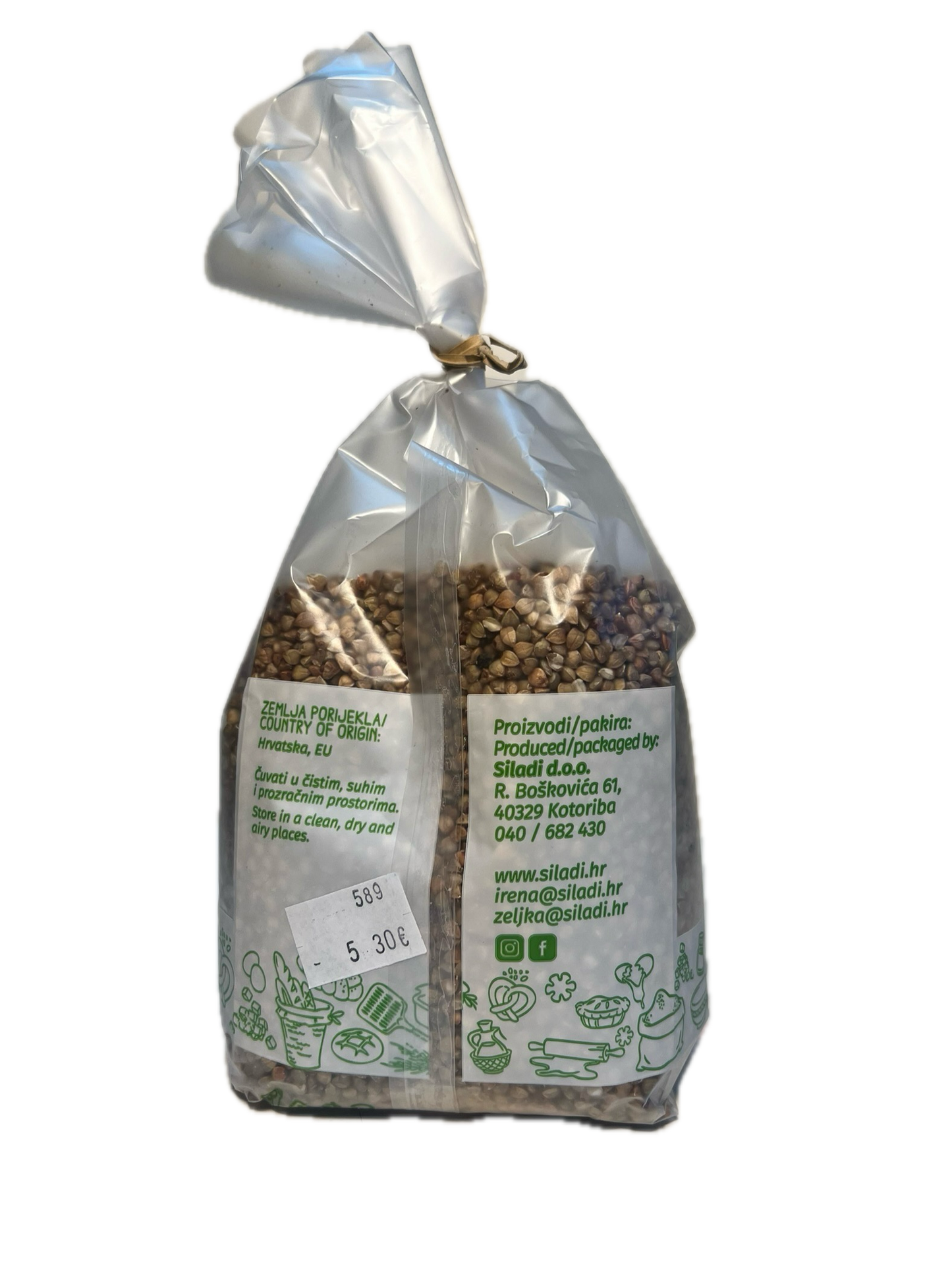 gedämpfter Buchweizenbrei 500g