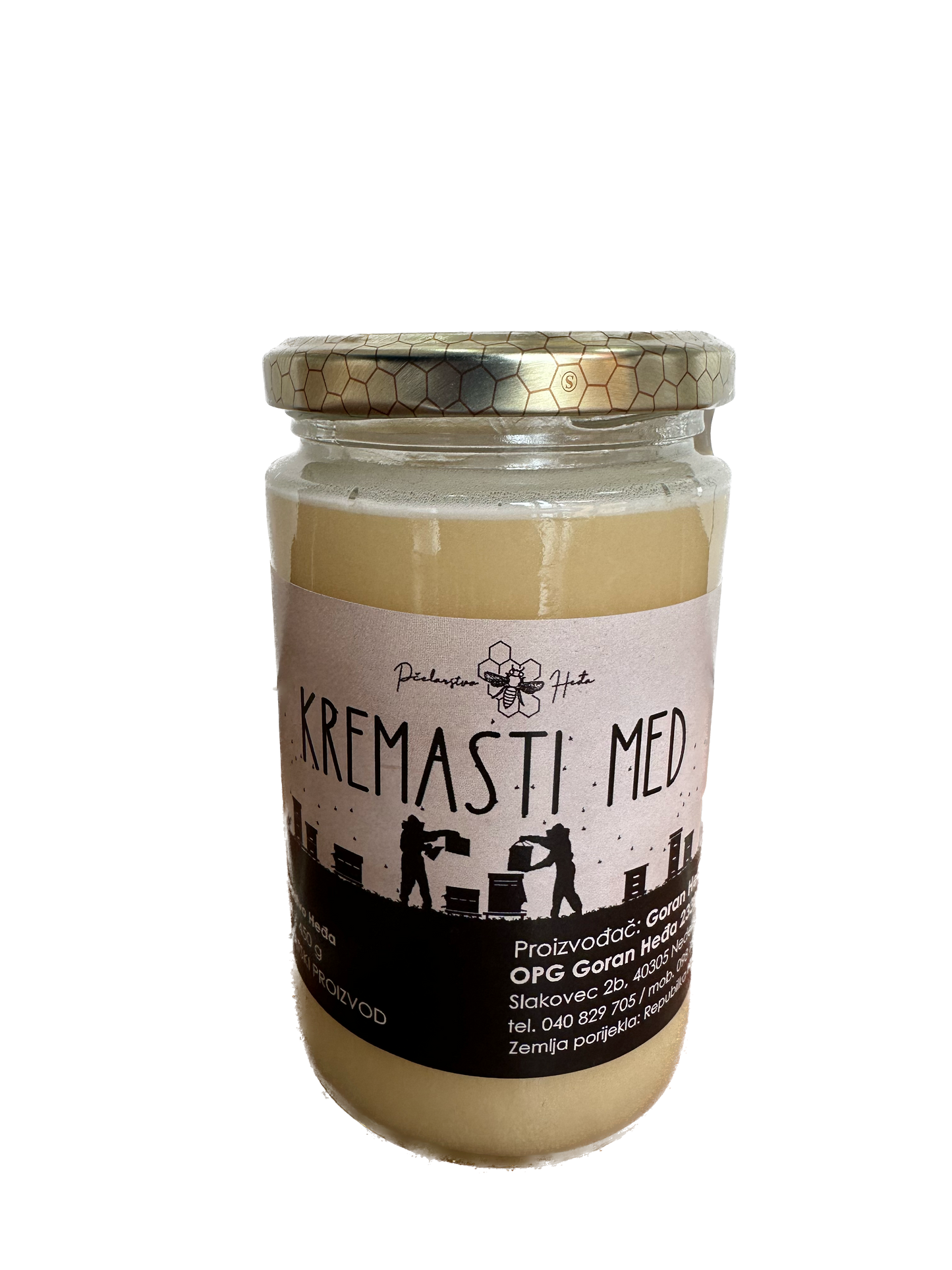 Med, kremasti, 450g