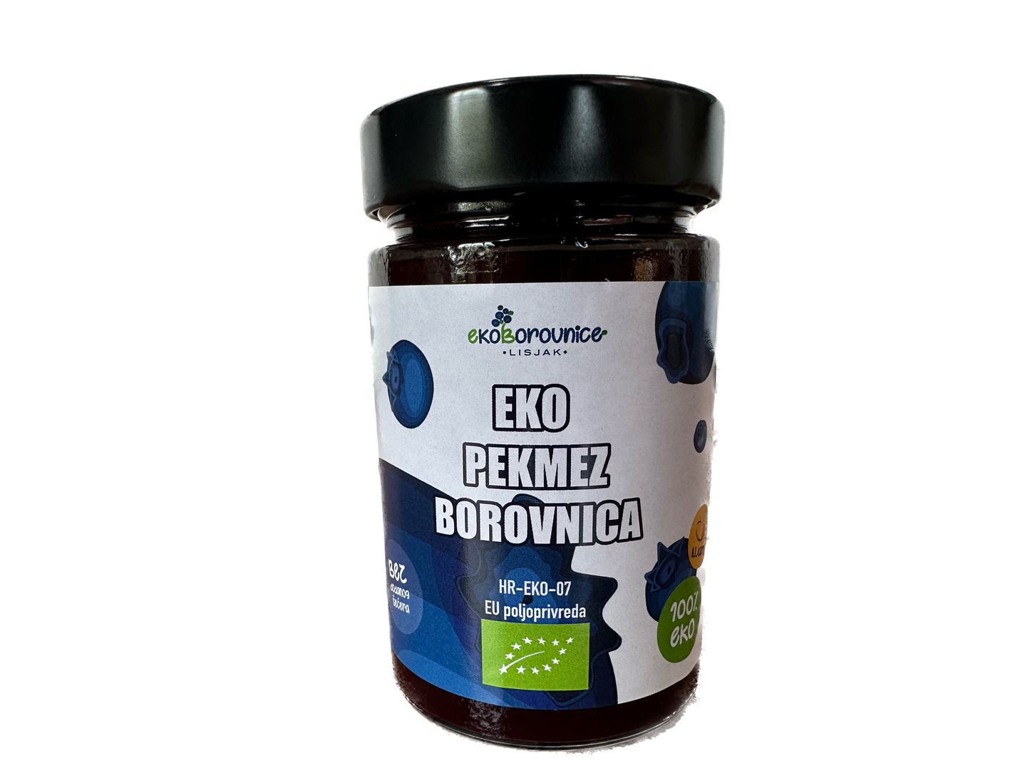 Eko, Pekmez, borovnica, 80%, HR-EKO-07