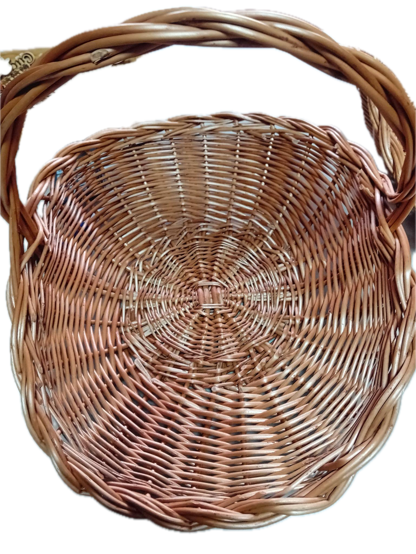 Knitted basket, larger, Pogorelec, empty