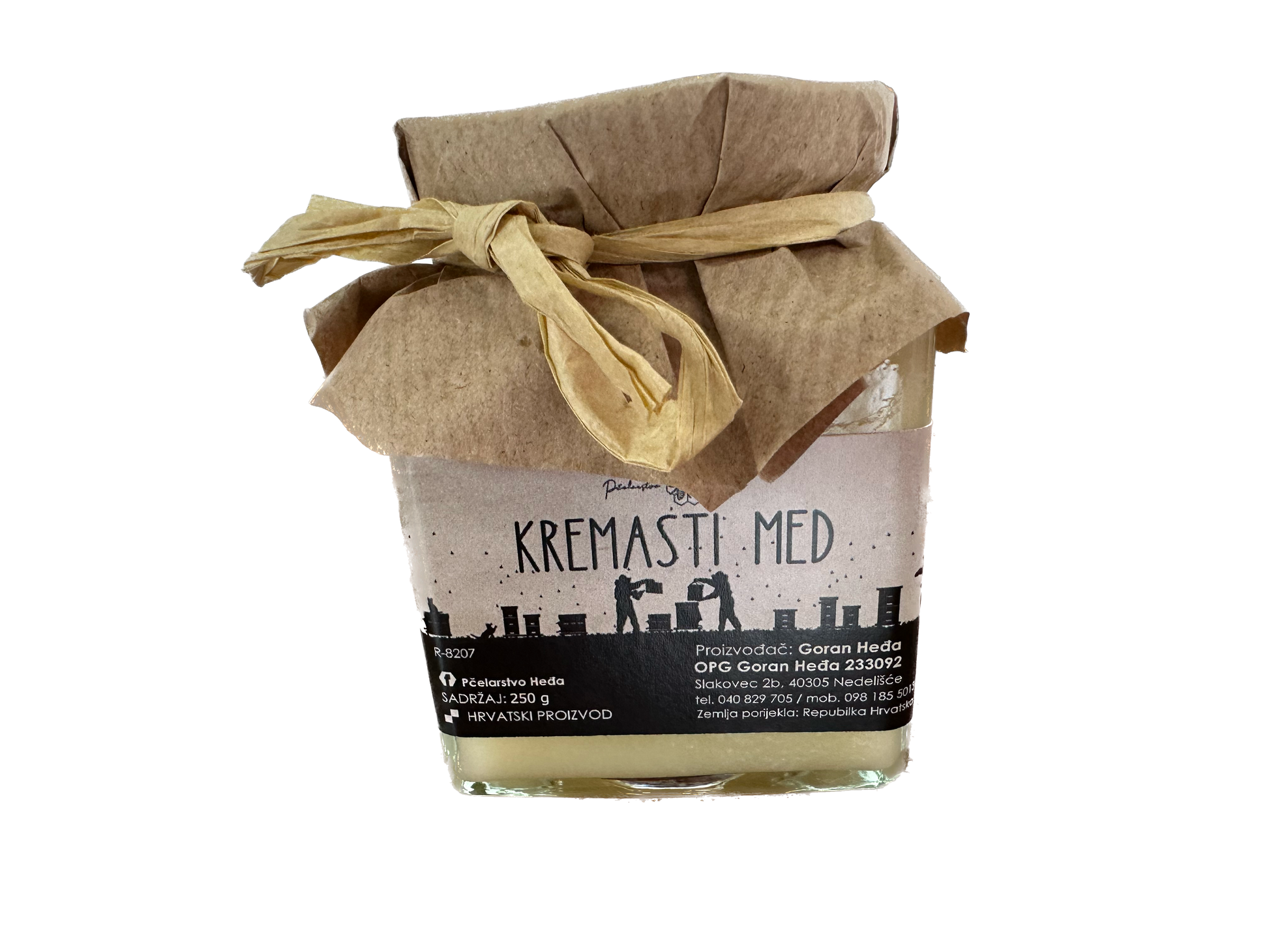 Med, kremasti, 250g