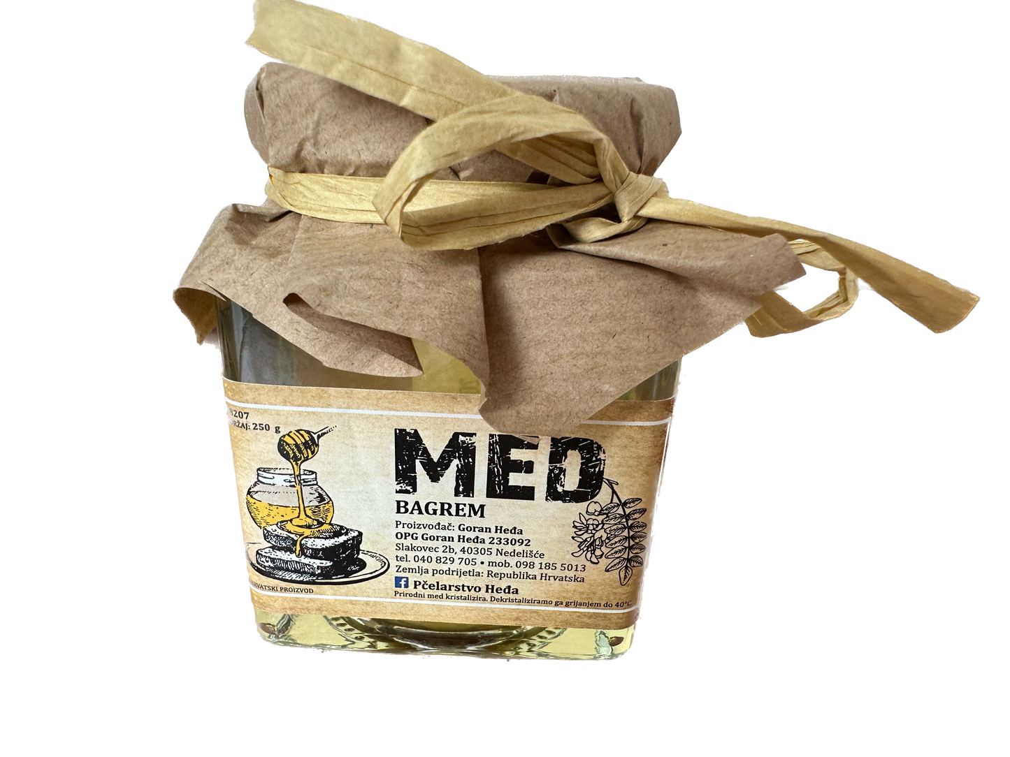 Med, bagrem, 250g